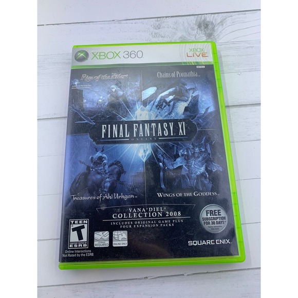Xbox 360 - Final Fantasy 11 XI: Vana'diel Collection 2008 Xbox 360 Complete - Picture 1 of 3